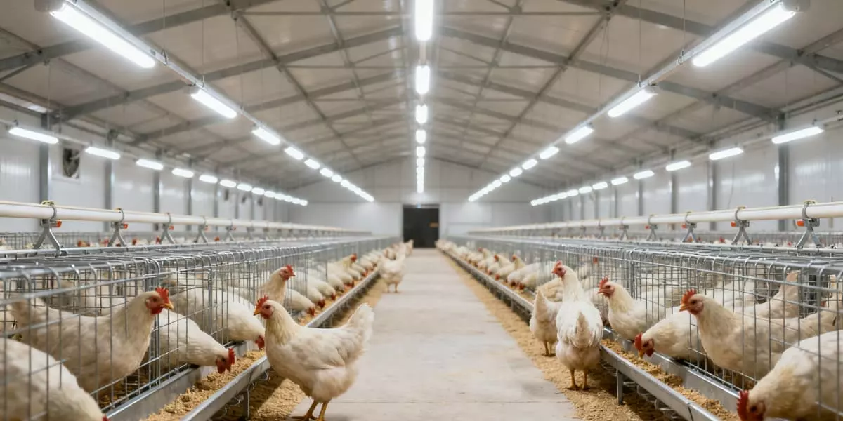 poultry housing lighting